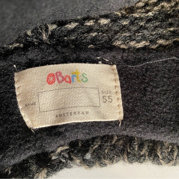 Barts Two-Tone Tan Black Knit Beanie NWT - Picture 5 of 8